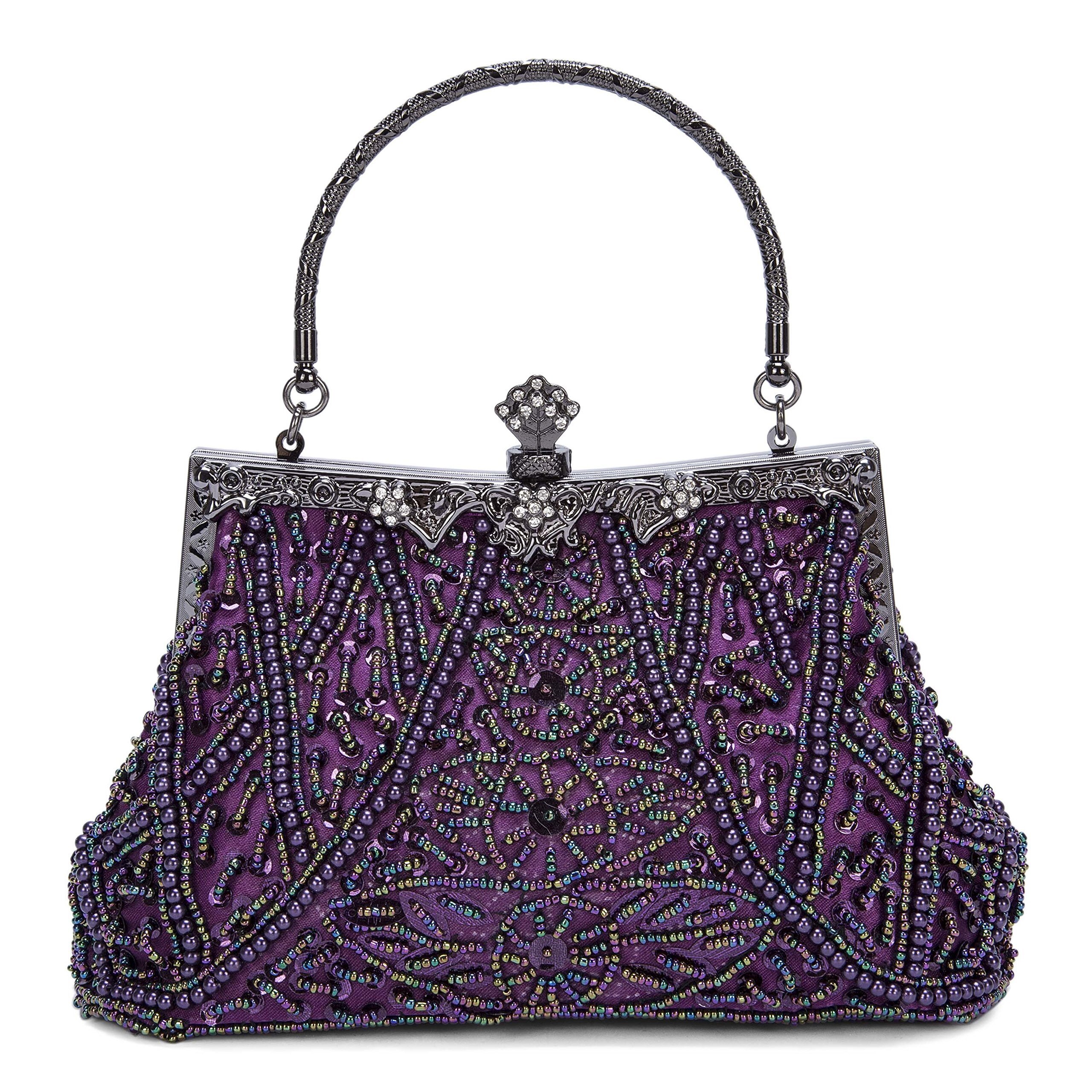 7613 Clutch Purses Vintage Beaded Clutches Purses Evening Handbags